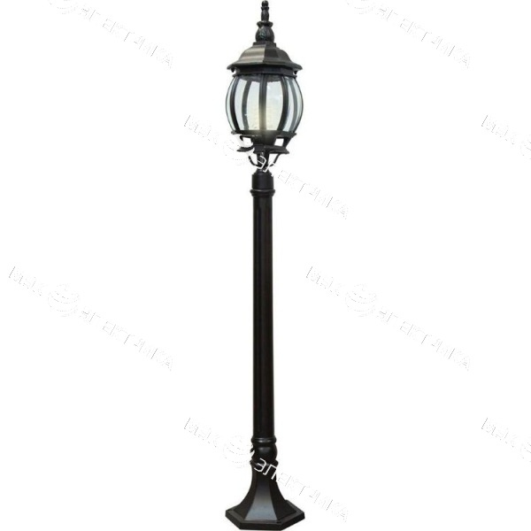 Светильник садово-парковый 100W 230V E27 черный, 8110 "Классика" Feron