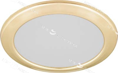 Светильник встраиваемый со светодиодами AL8989 6W/4000К/золото Feron