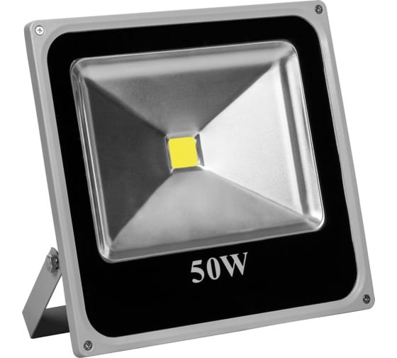 Прожектор светодиодный 50W LL-275 квадрат 1LED 4000Lm/230W/6400K/IP65 Feron
