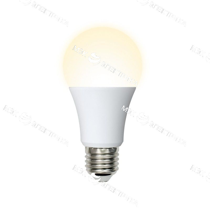 Лампа светодиодная E27- 8W-теплый белый A60 Серия Optima Volpe (шар)