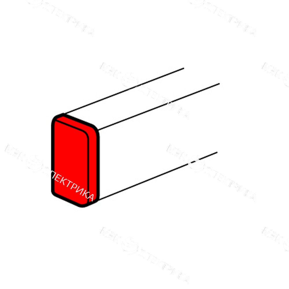 Заглушка торцевая для односекционных кабель-каналов DLP 50х105 Leg 010700