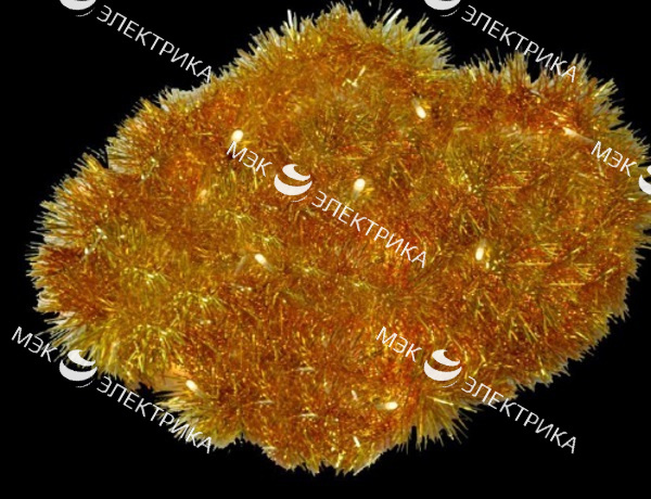 Гирлянда "Мишура золотая 2м", CL800