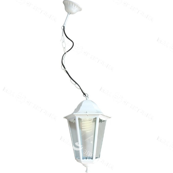 Светильник садово-парковый, 100W 230V E27 белый, 6205/PL6205