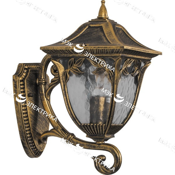 Светильник садово-парковый 60W 230V E27 черное золото, PL4071 "Афина" Feron