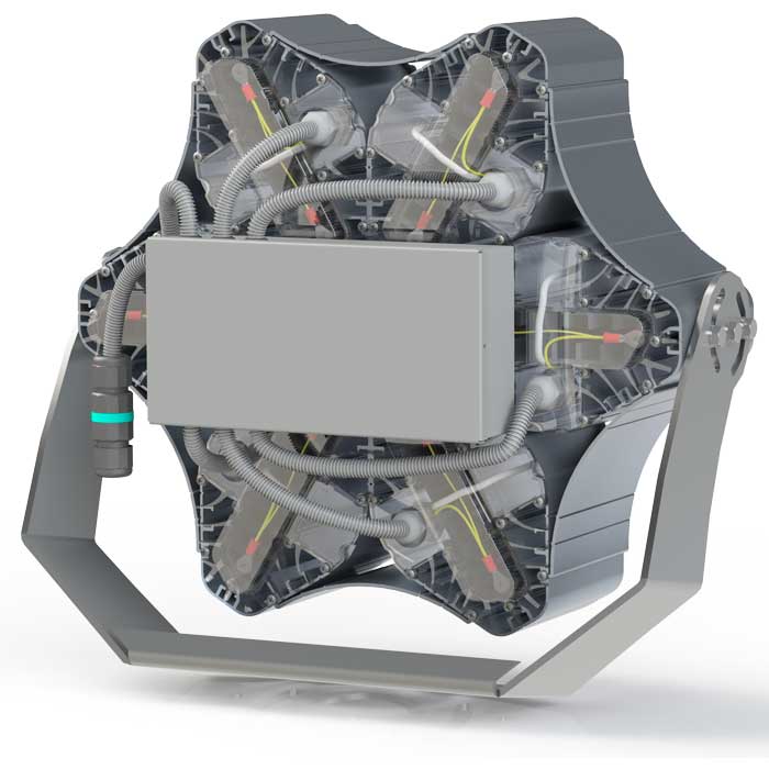 Светильник L-lego II 330 banner/270/Г60/5.0K/01/L100/IKIX-66/220AC IP66 поворотное крепление LEDEL L