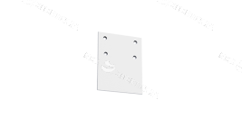 Крышка торцевая Т-Лайн белый RAL9010 в комплекте с крепежными элементами 1шт