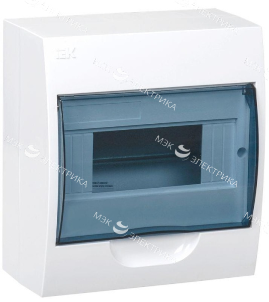 Корпус ЩРН-П-8 Krepta 3 IP41 навесной пластик. бел. IEK MKP12-N-08-40-20