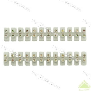 Колодка клеммная 10мм 12-ти парная*