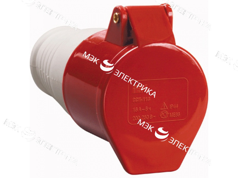 Розетка 215 перносная 3Р+РЕ+N 16А 380В IP44 