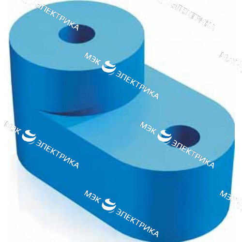 Изолятор угловой синий