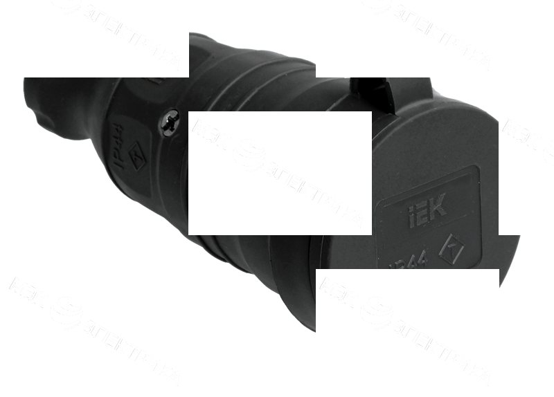 Розетка переносная каучук 2Р+Е,16А,250V