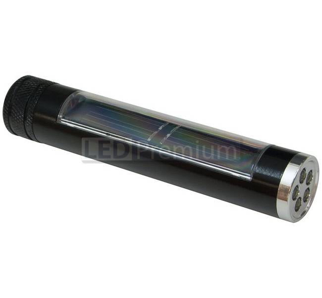 Фонарь светодиодный на солнечной батарее, 5 LED (литиевая батарея), 8 часов, 24*122mm, Е715