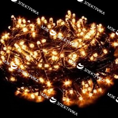 Гирлянда 24V 600 LED 3300K, 21W, с 48W-драйвер , IP 65, шнур 5м 0.2мм, CL08