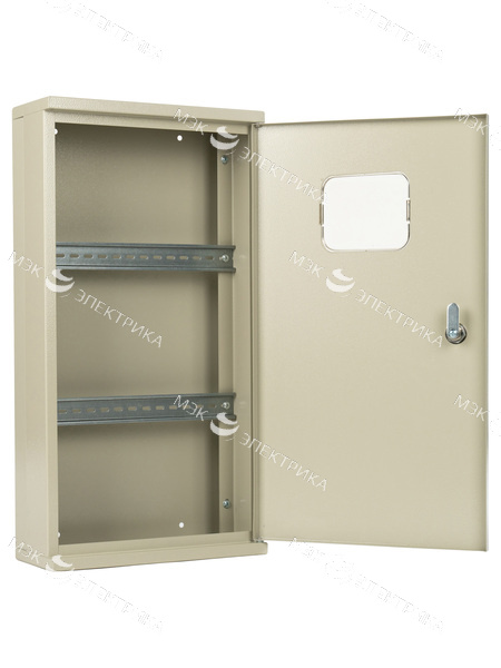 Ящик с DIN-рейкой 580х310х120 (Х) IP31 (с окошком)