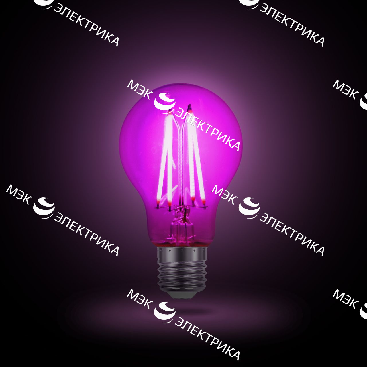 Лампа светодиодная E27- 6W Gauss LED Filament A60 Fito