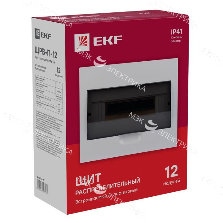 Щит распред. ЩРВ-П-12 IP40 EKF pb40-v-12