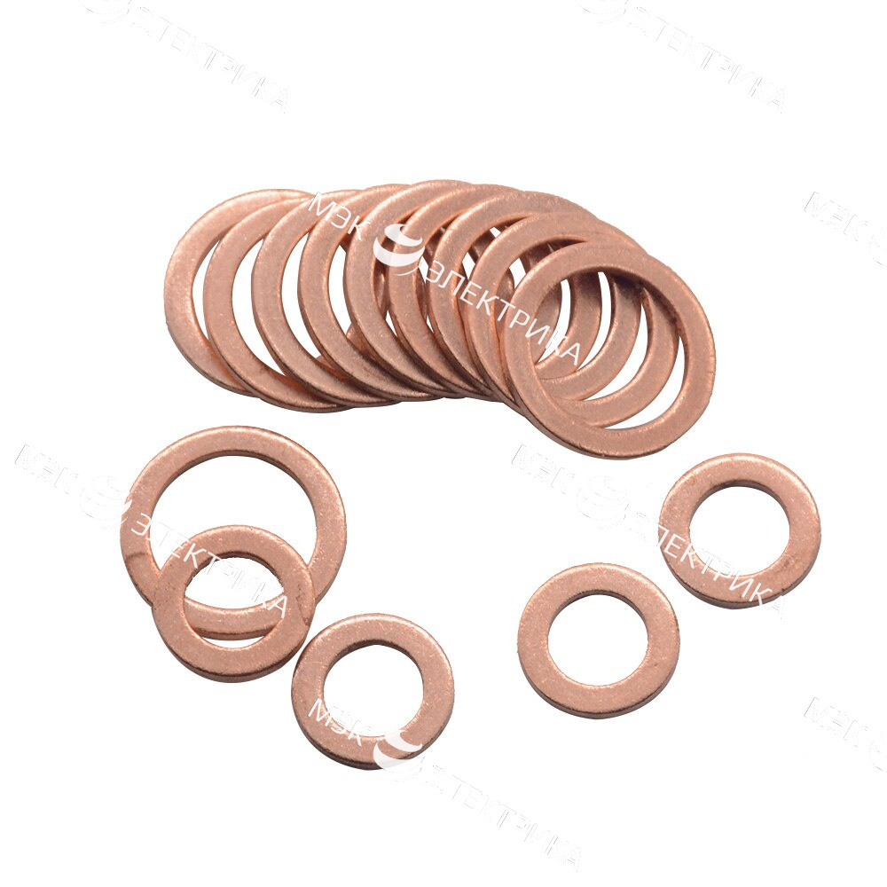 Шайба уплотнительная медная 