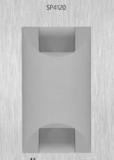 Накладной светодиодный уличный светильник ЛЮКС, 6W 6400K AC230V 90x57x166мм IP65,SP4120