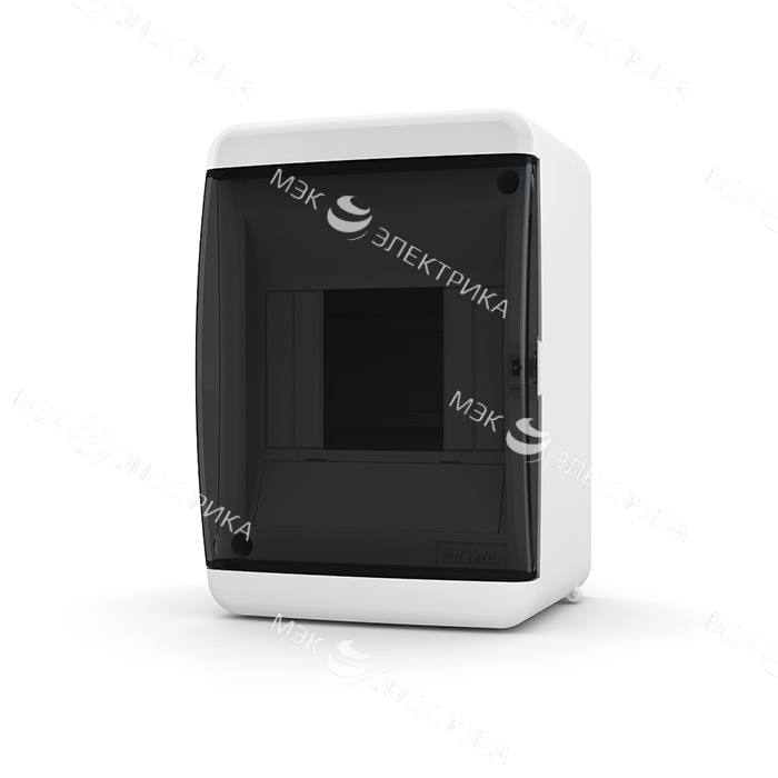 Щит на 4 модуля накладной UNK 40-04-2 черный прозразный