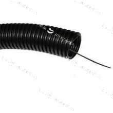 Труба ПНД d-32мм гофр. L-50 черная