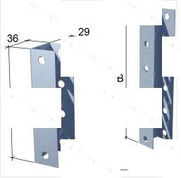 Опора для консолей 100-300, 120мм