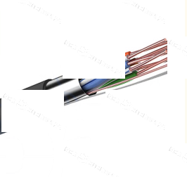 Кабель витая пара F/UTP кат.5E 4х2х24AWG медь сер. (м) PROCONNECT 01-0152