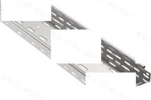 Лоток перфорированный оцинк.200х50х2400 (толщ.металла 0,6)