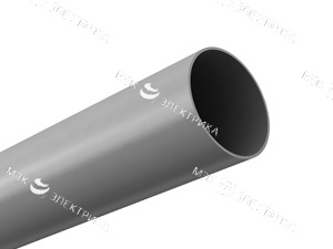 Труба ПВХ Д-40мм жесткая серая L-3м