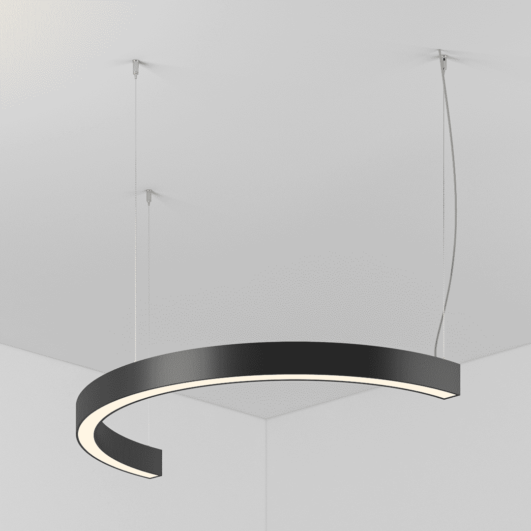 Светильник HEMICYCLE полукруг подвесной D600 H45 B45 LED 14W