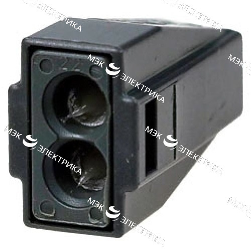 Клемма WAGO 773-302 на 2 провод.1-2,5мм (темносерый) 24А с/п(СНЯТ)