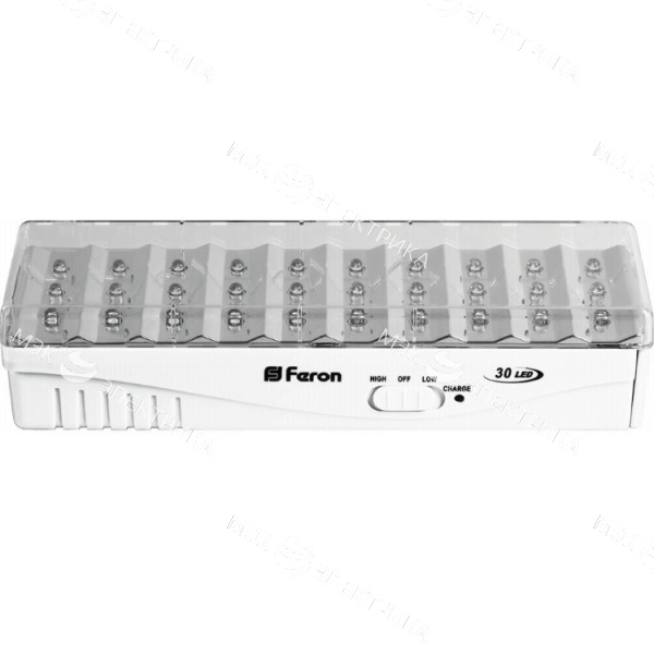 Светильник аккумуляторный, 30 LED DC, белый, EL15