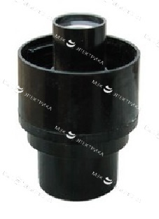 Арм-ра НТУ 64-60 (НБП) прямой черный с креплением на опору диаметр 57мм без рассеивателя