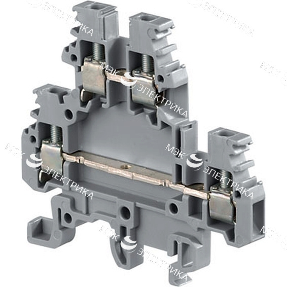 Клемма винтовая МА2.5/5.D,2.5мм.кв., серая