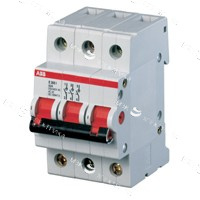 ABB E203r Рубильник 3P 25A рычаг крас.
