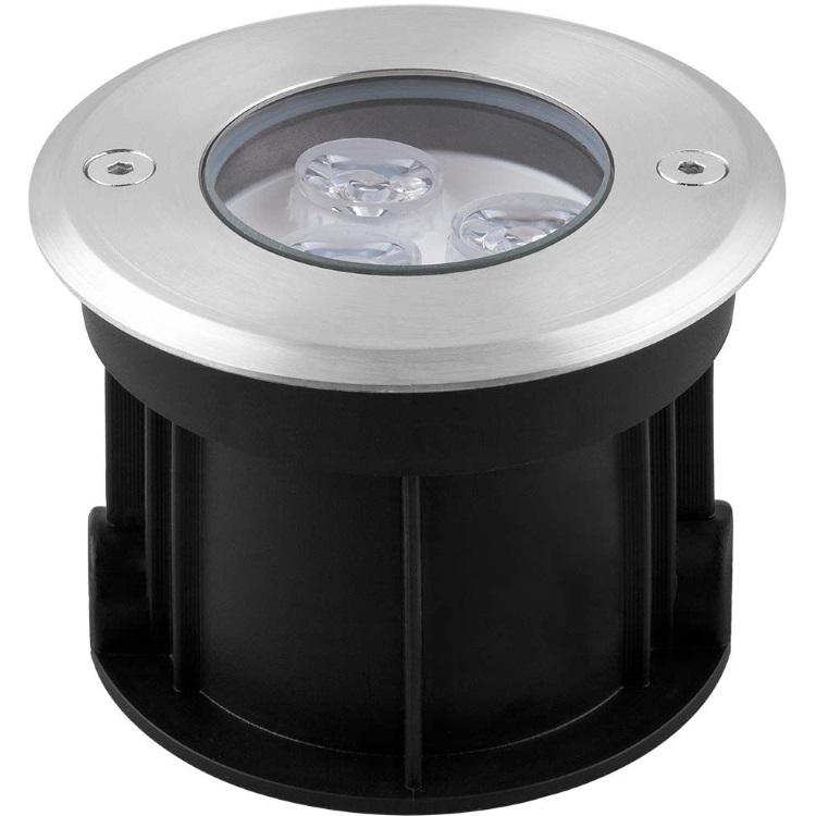 Светильник тротуарный, 6LED холодный белый, 6W, 120*H90mm, IP 67, SP4112