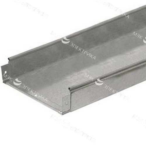 Лоток листовой неперфорированный 500х80 L3000 сталь 1.2мм IEK CLN10-080-500-3