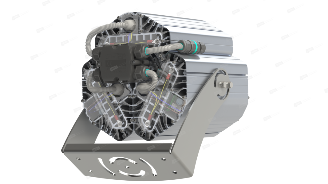 Светильник L-lego II 110 banner/90/Г60/4.0K/01/L210/IKIX-62/220AC IP66 поворотное крепление LEDEL LI