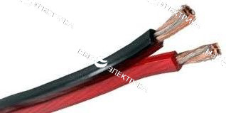 Кабель Stereo 2х1.0 Red/Black 100м (м) Rexant 01-6105-3