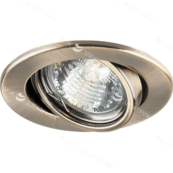 Светильник потолочный, MR16 G5.3 античное золото, DL11 Feron