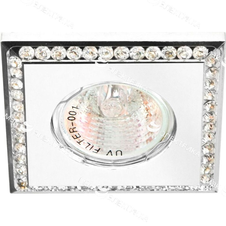 Светильник потолочный MR16 MAX50W 12V G5.3, прозрачный, белый, DL102-C