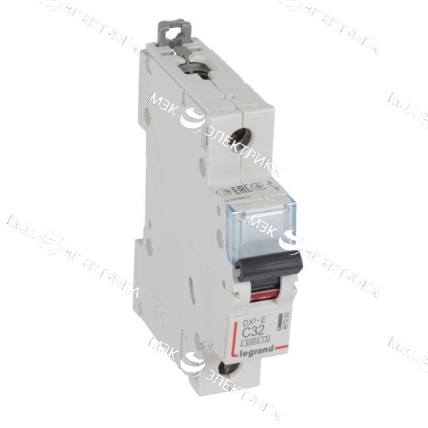Выключатель автоматический модульный 1п C 32А 6кА DX3-E 6000 1мод. 230/400В Leg 407266