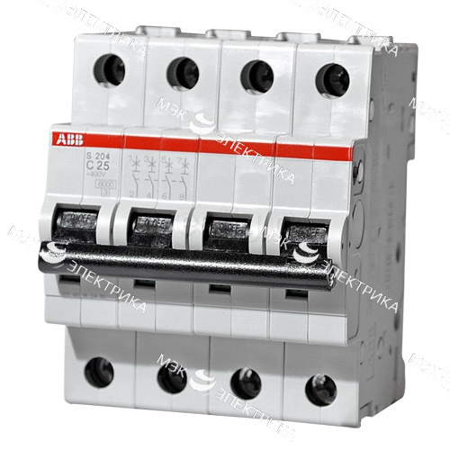 Автомат АВВ 4-ф 40А С (S204) 
