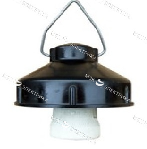 Арм-ра НСП 03-60 (подвес.пластм.) патр/керам. черная