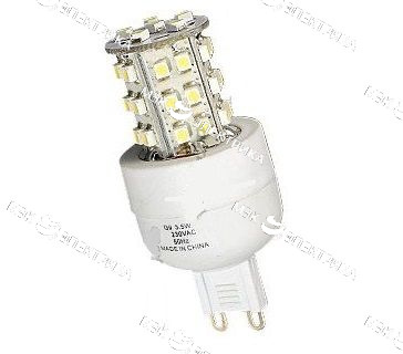 Лампа светодиодная G9- 2W-теплый белый С01/CRN Arlight