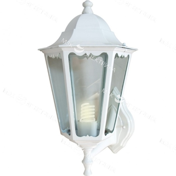 Светильник садово-парковый, 100W 230V E27 белый, 6201/PL6201