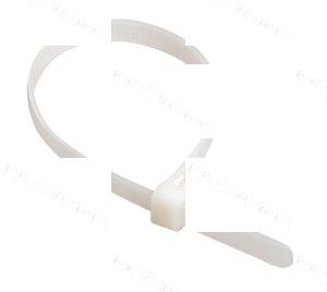 Хомут нейлоновый 3,5 х200 (100шт) белый