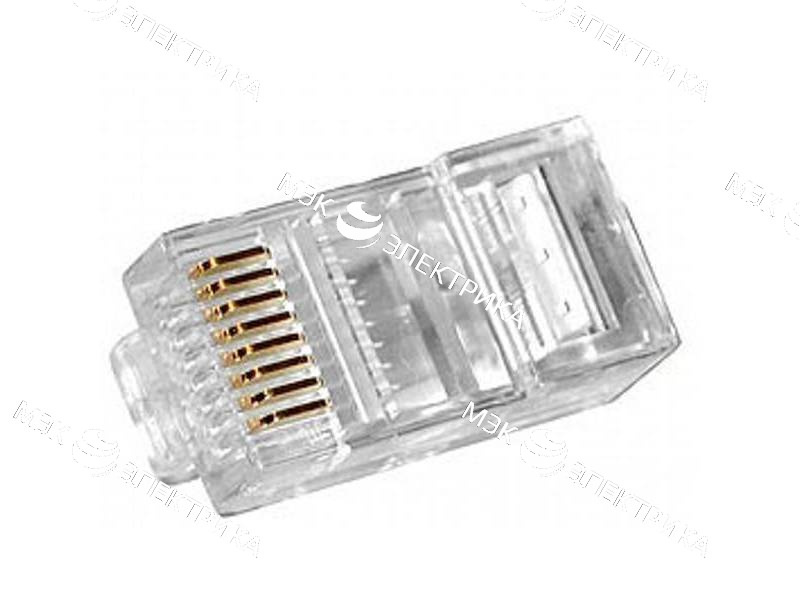 Джек компьютерный RJ45 (8P8C) кат.5E (уп.100шт) Rexant 05-1021