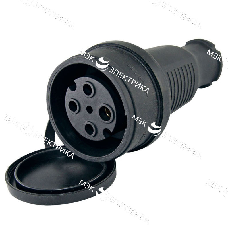 Розетка переносная каучук 3Р+Е,16А,380-415V