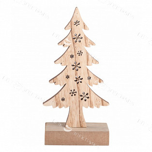 Фигура деревянная "Елочка" 9х5х19см 0.1Вт IP20 с подсветкой Neon-Night 504-011