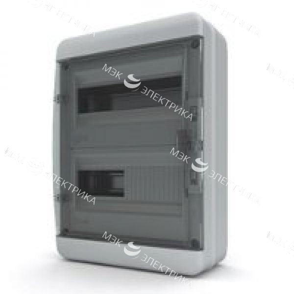 Бокс навесной IP-65 24 модулей прозр/черный BNK 65-24-1 